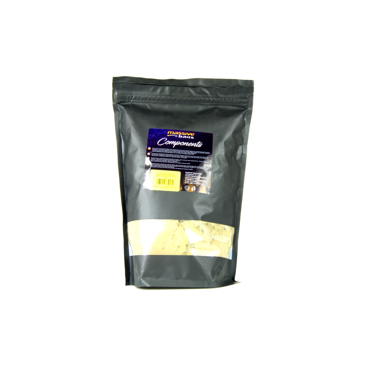 Massive Baits Components - Białko z Konopi 50%opakowanie 1kg - MPN: KP206 - EAN: 5901912669161