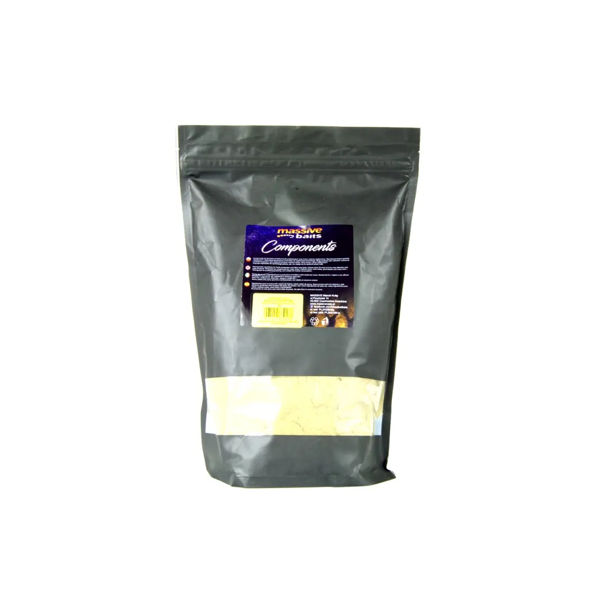 Massive Baits Components - Proteine di Canapa 36%confezione 1kg - MPN: KP207 - EAN: 5901912669178