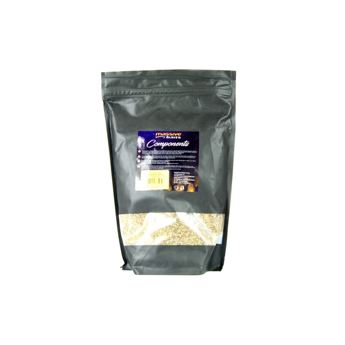 Massive Baits Components - Mączka Konopna Drobnaopakowanie 1kg - MPN: KP208 - EAN: 5901912669185
