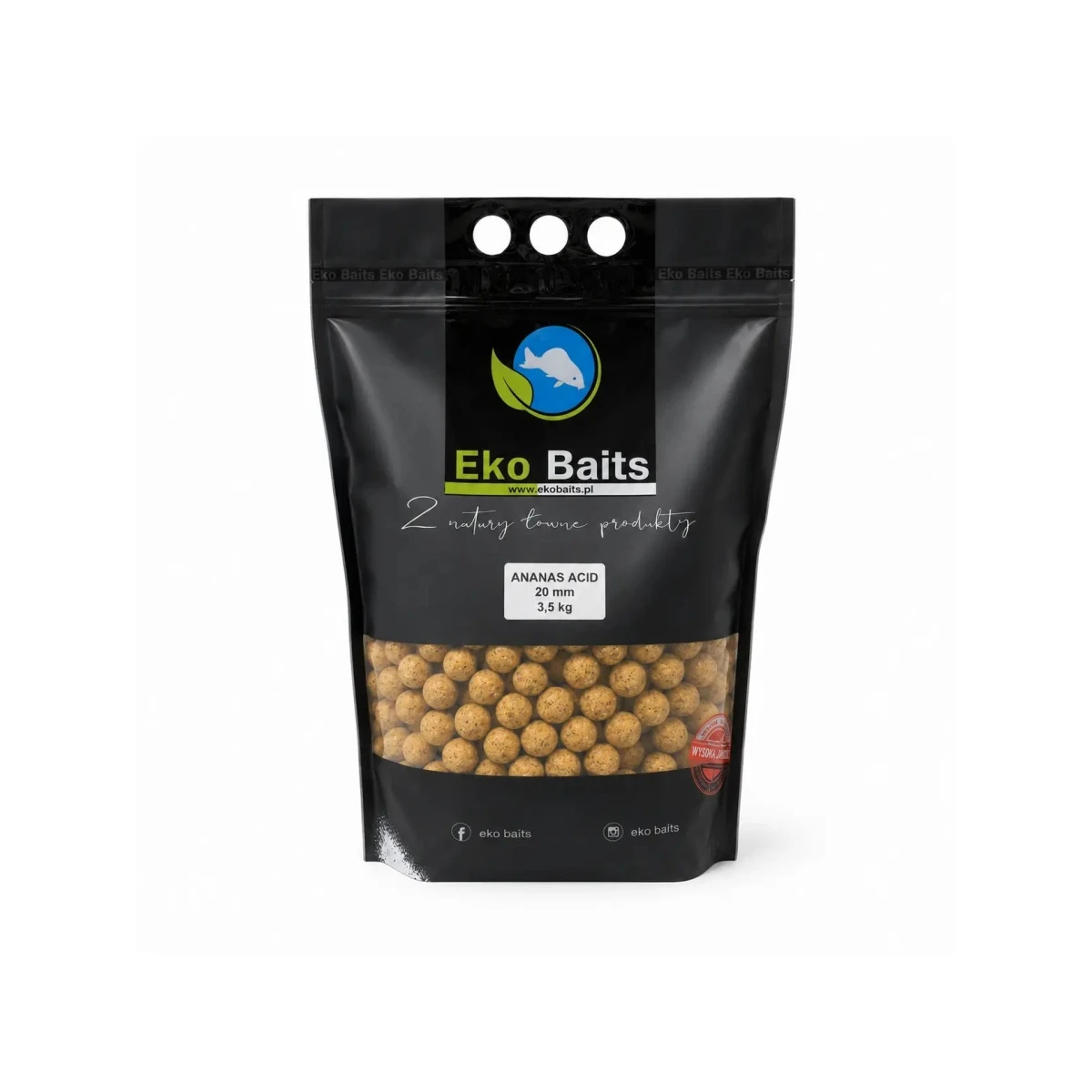 Eko Baits Economy Boilies - Ananas Acidmărimea 20mm / 3.5kg - EAN: 5904734012900