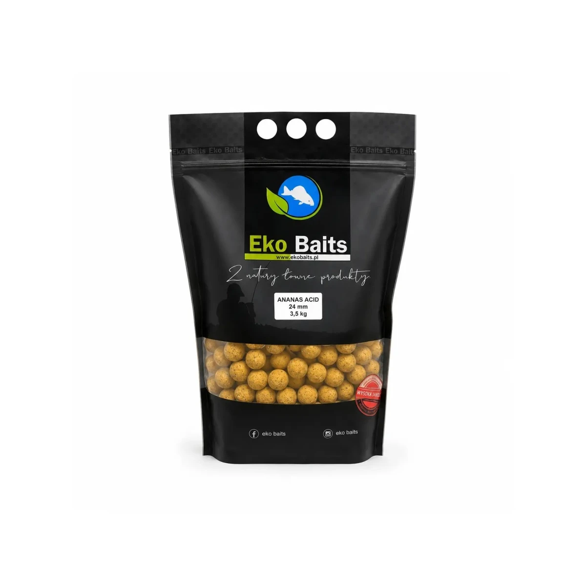 Eko Baits Economy Boilies - Ananas Acidmărimea 24mm / 3.5kg - EAN: 5904734012917