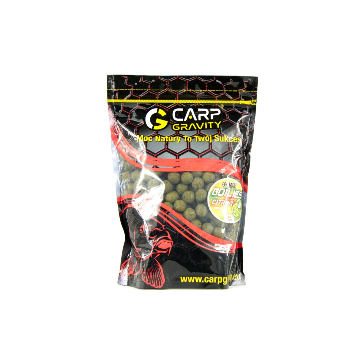 Carp Gravity Bio Secret Boilies - CitronVerpackung 15mm / 1kg - MPN: BIK015 - EAN: 200000074999