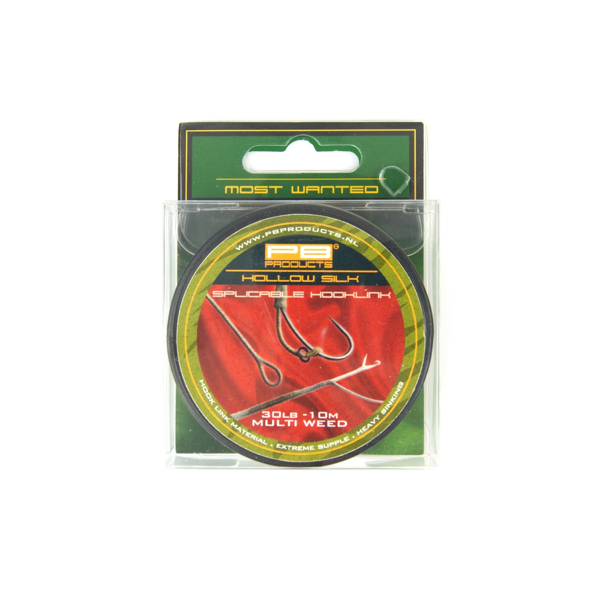 PB Hollow Silk Splicable Hooklink kolor Multi Weed (roślinność) - MPN: 10077 - EAN: 8717524100773