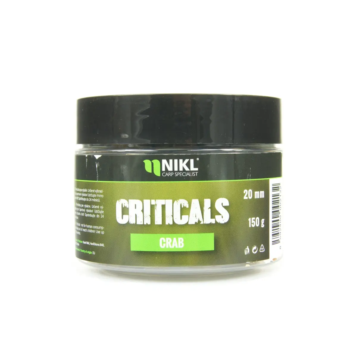 Karel Nikl Criticals Boilie Crabрозмір 20mm - MPN: 2002132 - EAN: 8592400002132