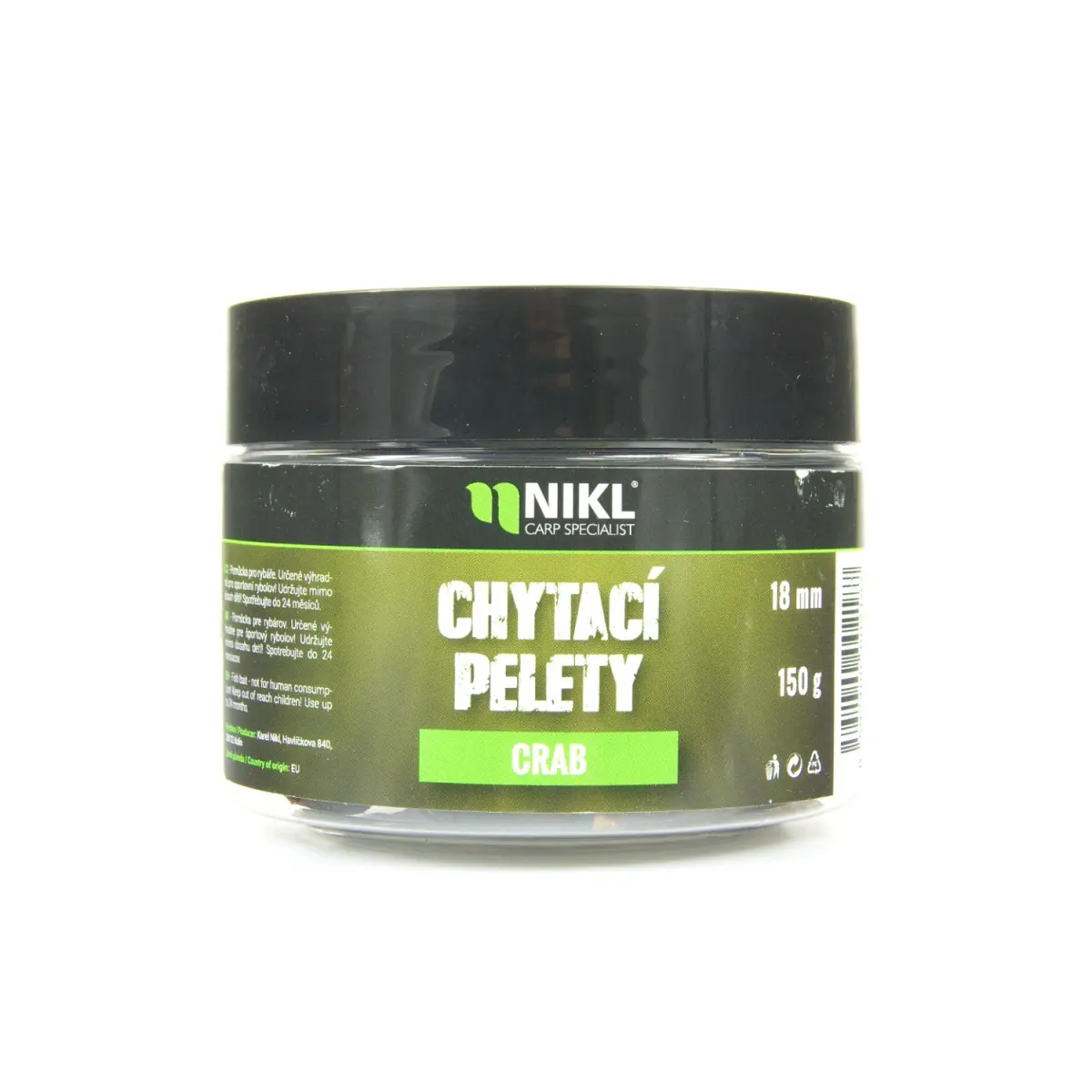 Karel Nikl Crab Hookbait Pellets dydis 18mm - MPN: 2002187 - EAN: 8592400002187