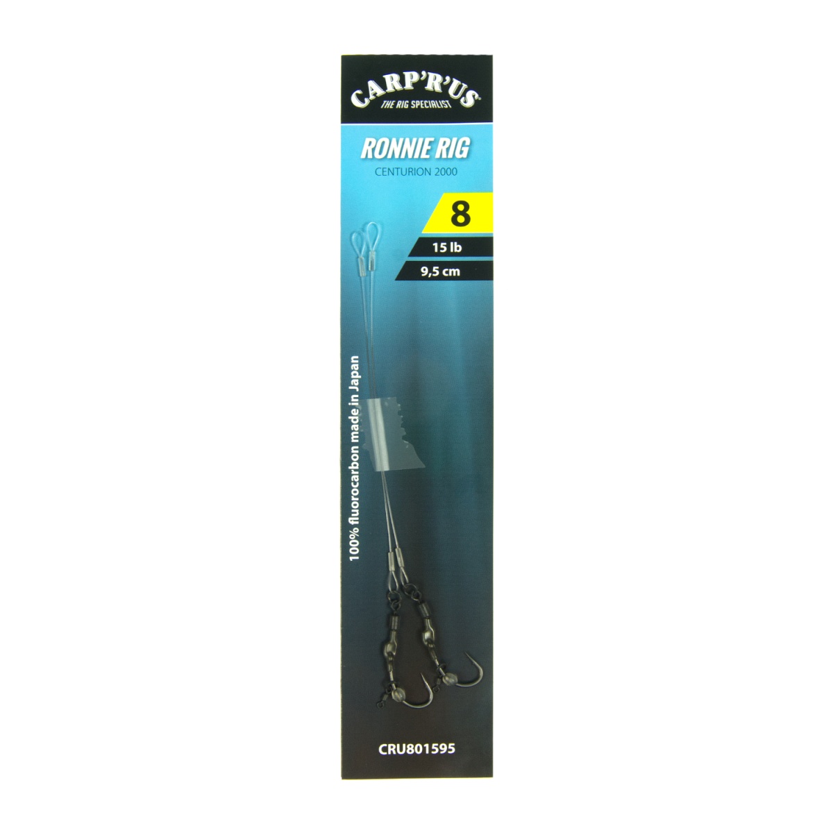 Carprus Ready Ronnie Rig 9.5cmopakowanie hak 8 / 9.5cm / 15lb - MPN: CRU801595 - EAN: 8592400003351