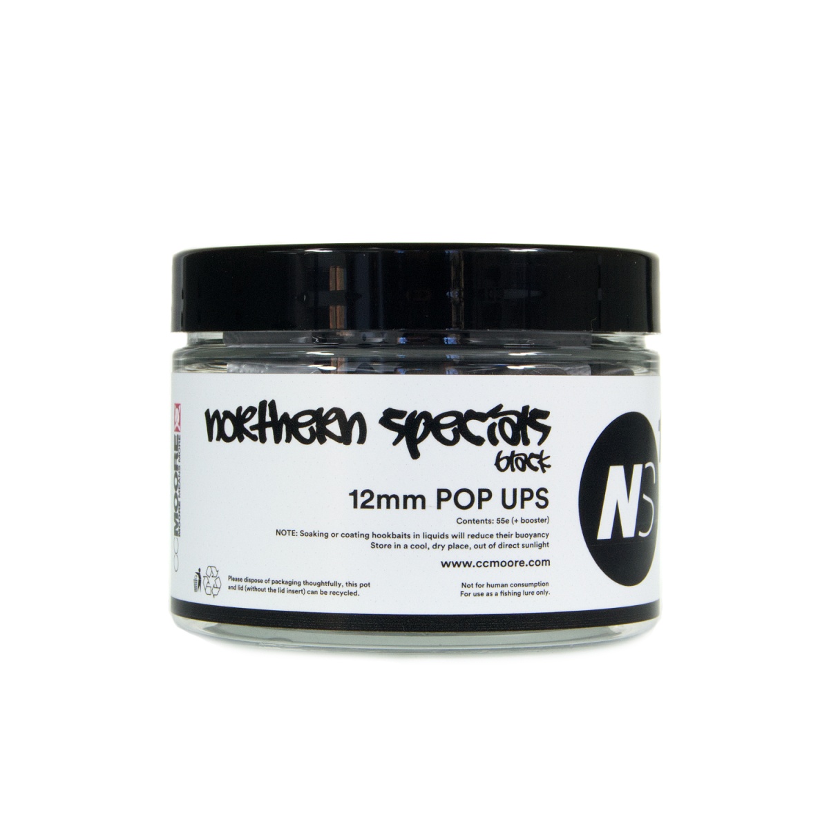 CcMoore Northern Special Pop Ups - NS1 Black - Limited Edition rozmiar 12 mm - MPN: 90675 - EAN: 634158435546