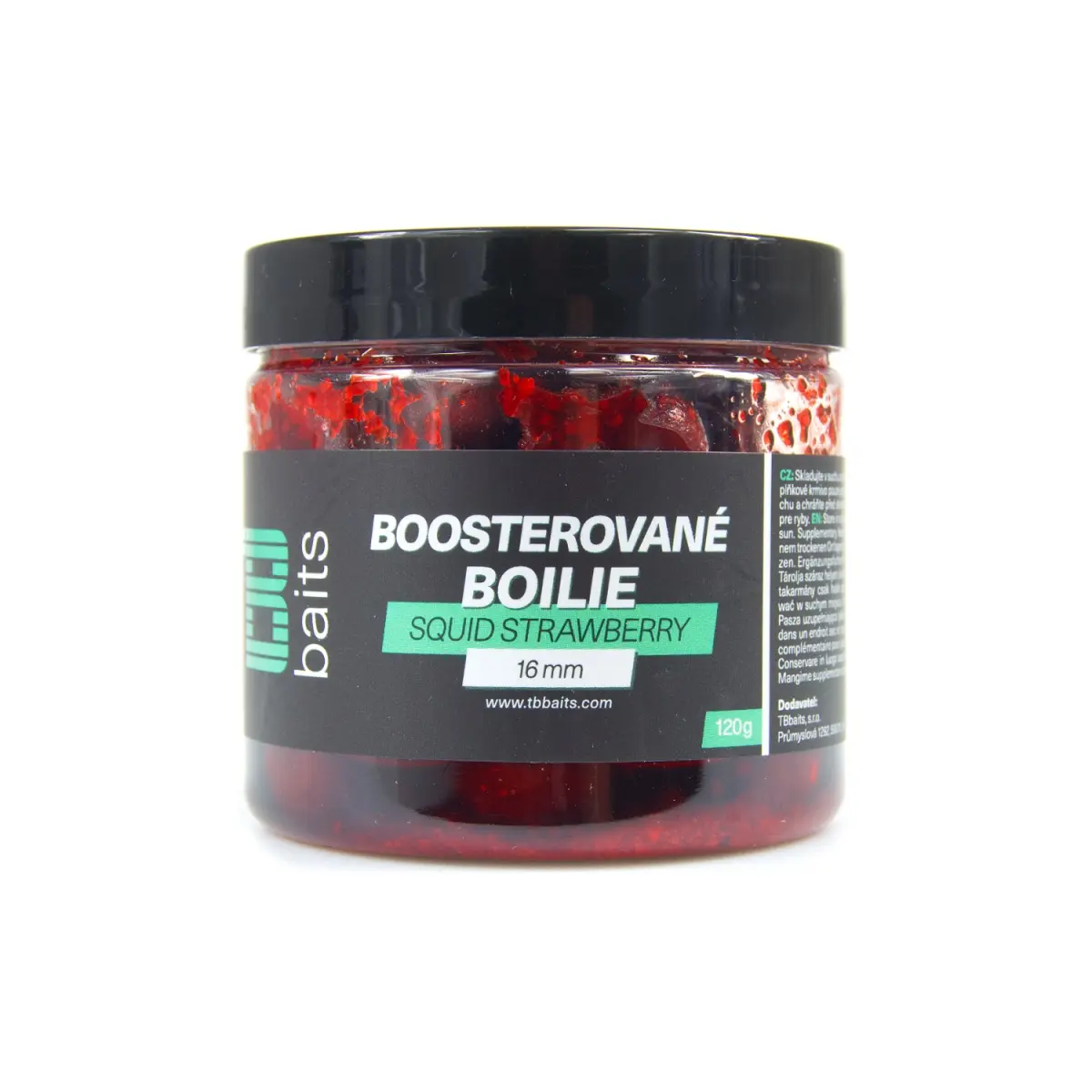 TB Baits Squid Strawberry Boosted Boiliemărimea 16mm / 120g - MPN: TB00431 - EAN: 8596601004315