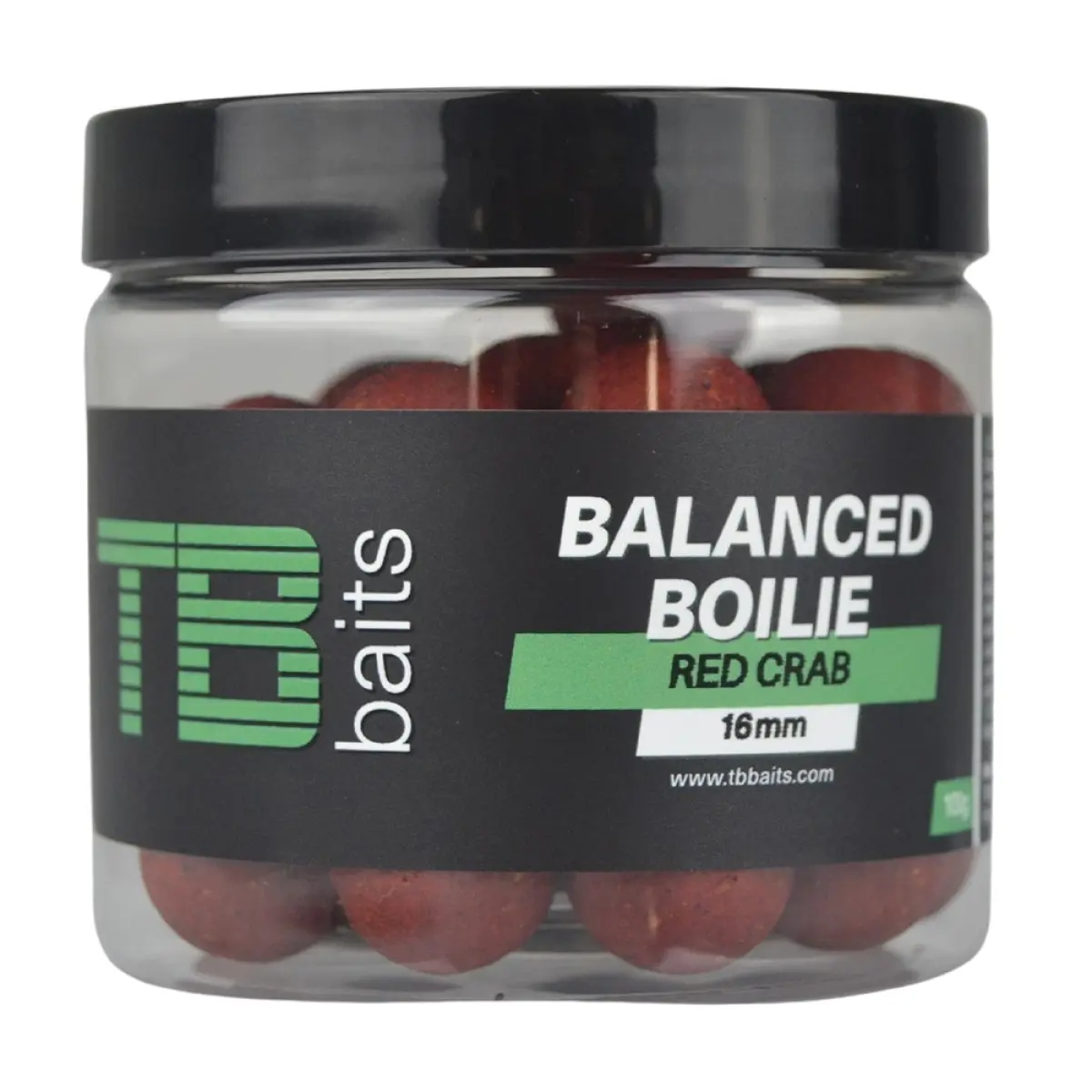 TB Baits Balanced Boilie + Attractor Red Crabmărimea 16mm / 100g - MPN: TB00657 - EAN: 8596601006579