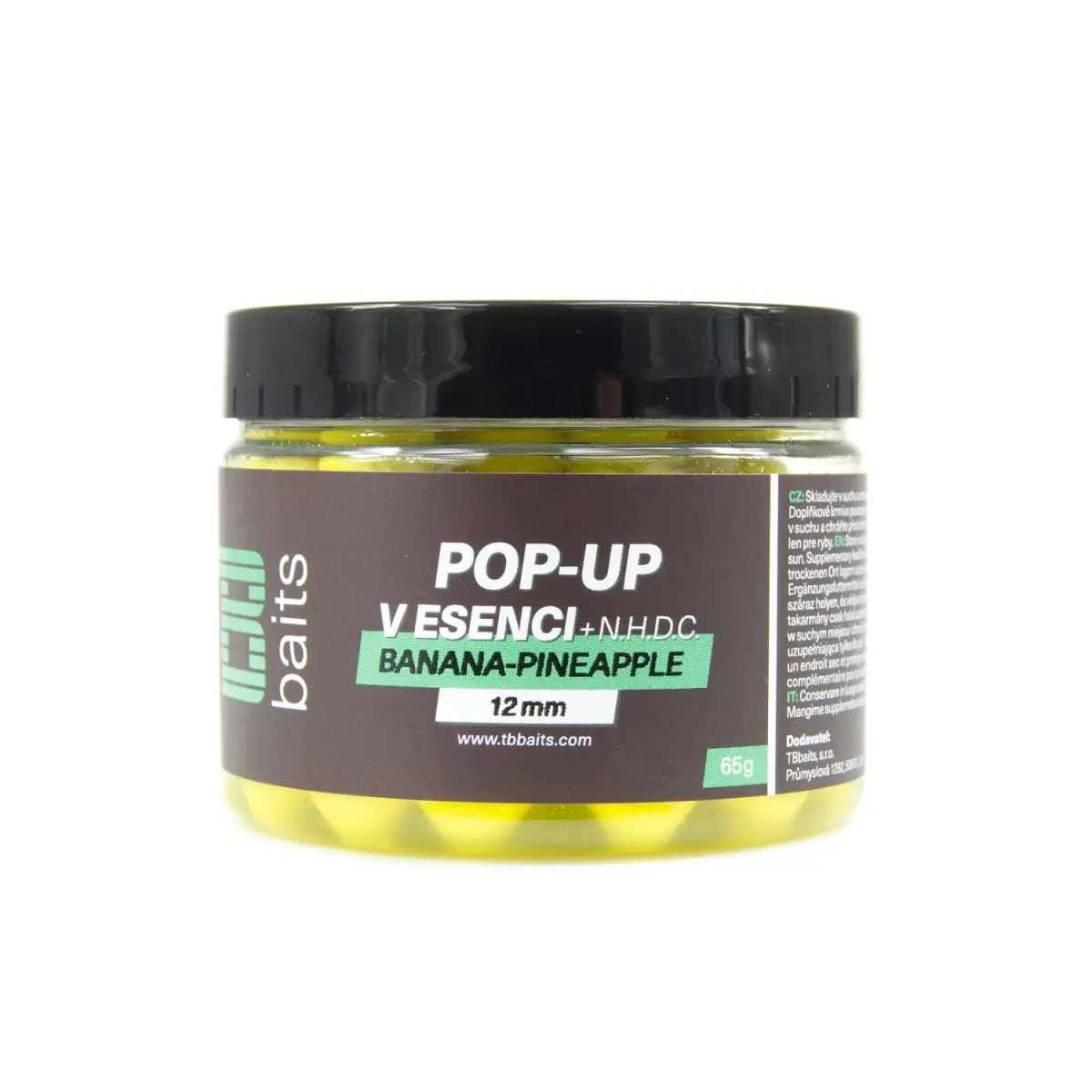 TB Baits Pop-Up Yellow Banana - Pineapple + NHDCrozmiar 12mm / 65g - MPN: TB00229 - EAN: 8596601002298