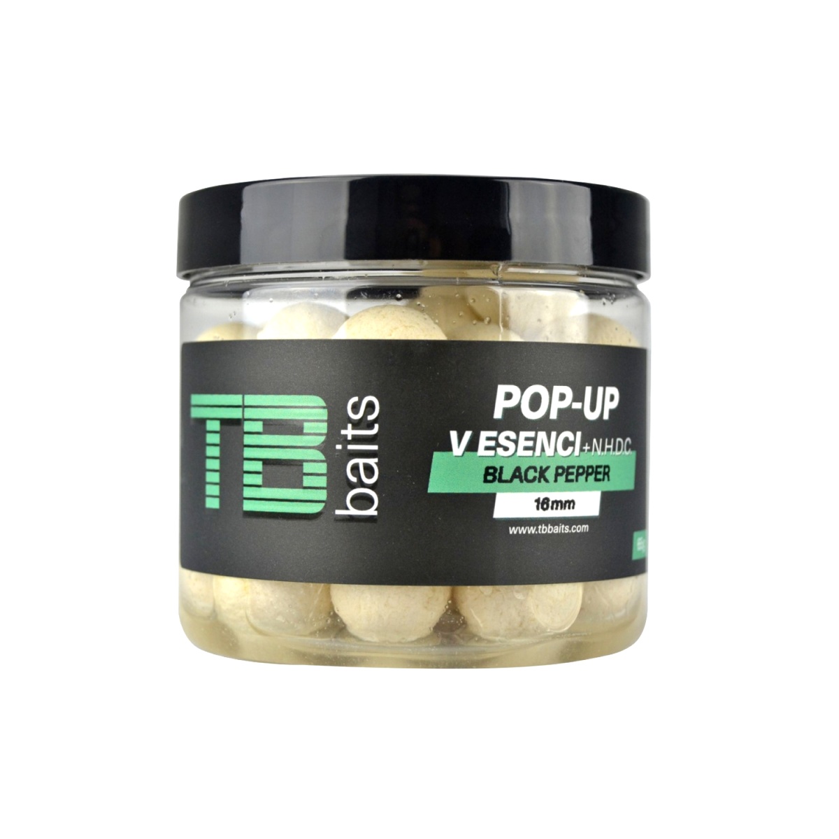 TB Baits Pop-Up White Black Pepper + NHDCrozmiar 16mm / 65g - MPN: TB00238 - EAN: 8596601002380
