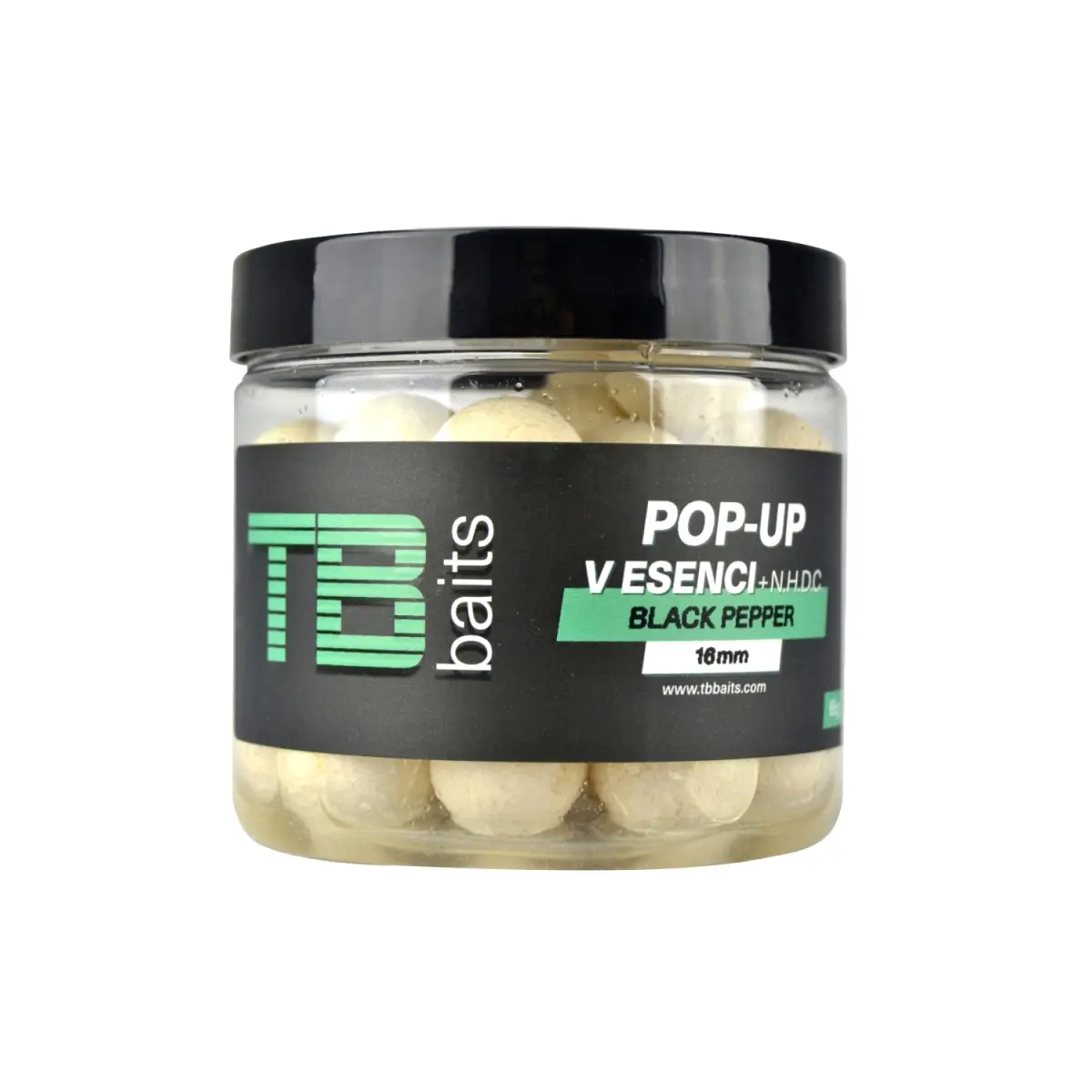 TB Baits Pop-Up White Black Pepper + NHDCmărimea 16mm / 65g - MPN: TB00238 - EAN: 8596601002380