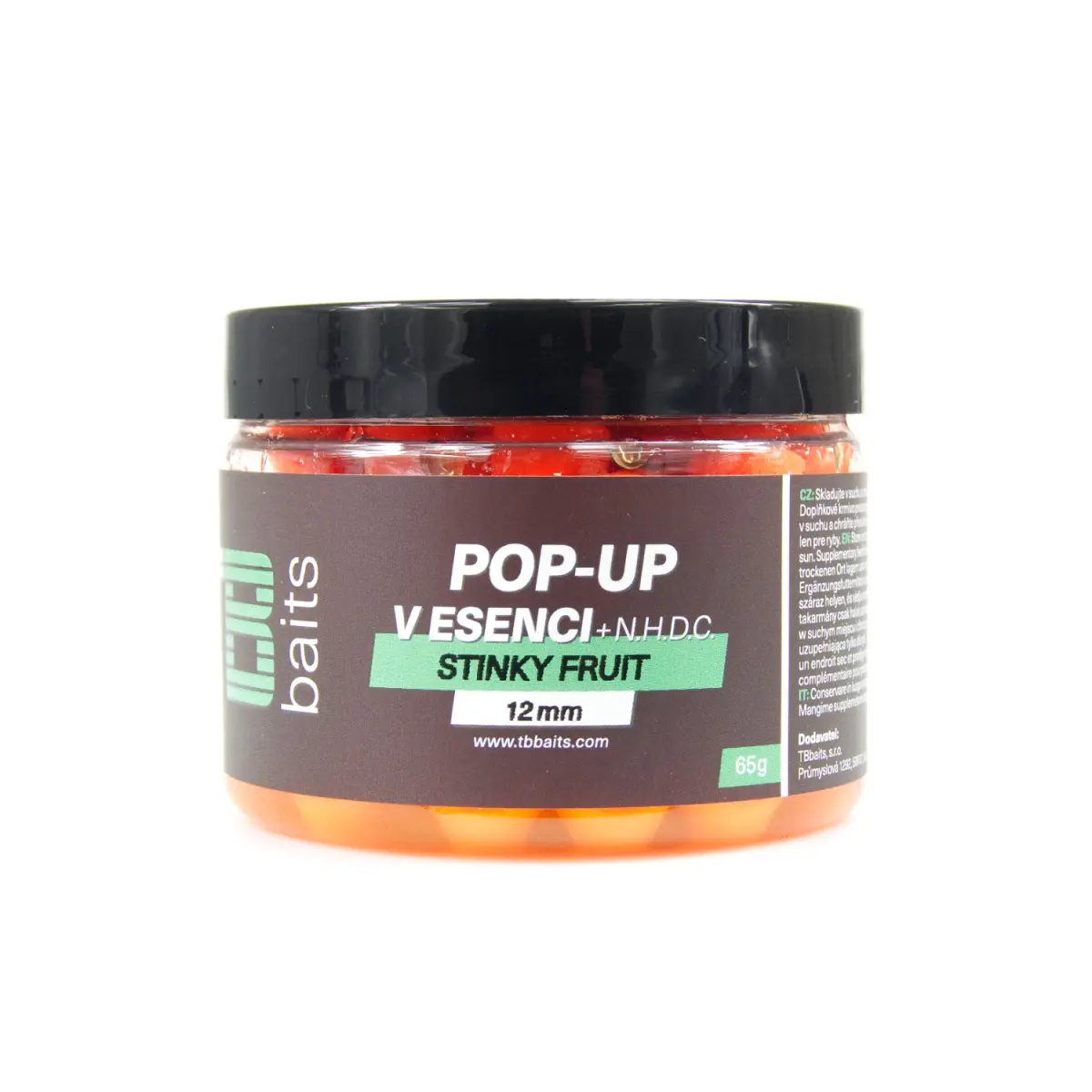 TB Baits Pop-Up Stinky Fruit + NHDCmărimea 12mm / 65g - MPN: TB00512 - EAN: 8596601005121