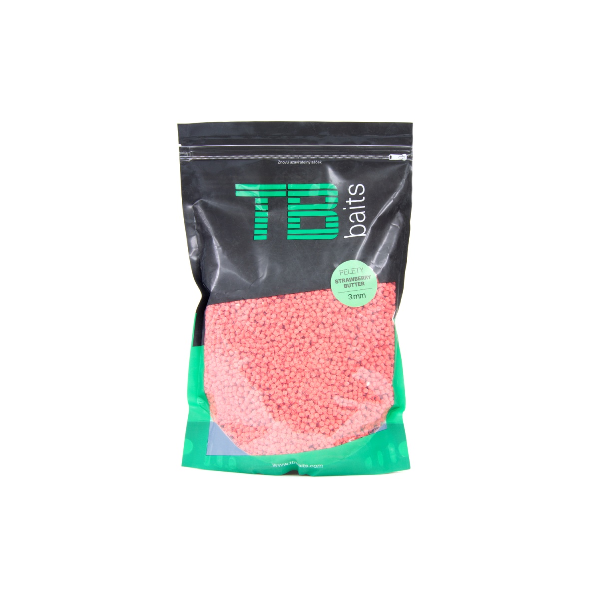 TB Baits Strawberry Butter Pelletrozmiar 3mm / 1kg - MPN: TB00374 - EAN: 8596601003745