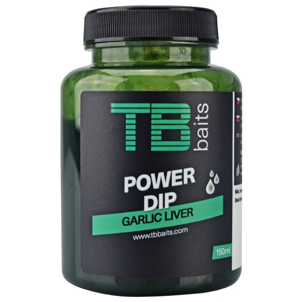 TB Baits Garlic Liver Power Dipopakowanie 150ml - MPN: TB00259 - EAN: 8596601002595
