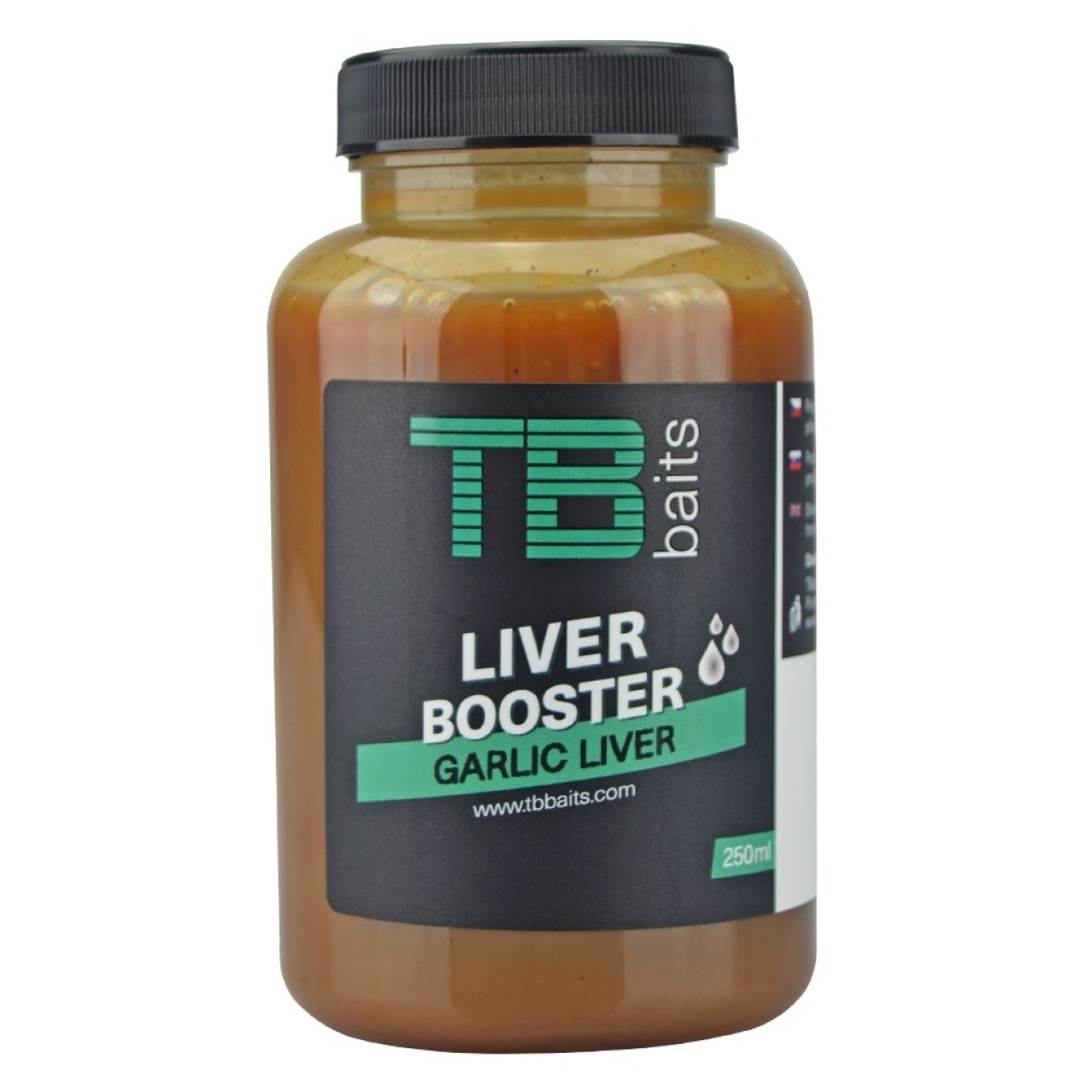 TB Baits Garlic Liver Liver Boosteropakowanie 250ml - MPN: TB00278 - EAN: 8596601002786