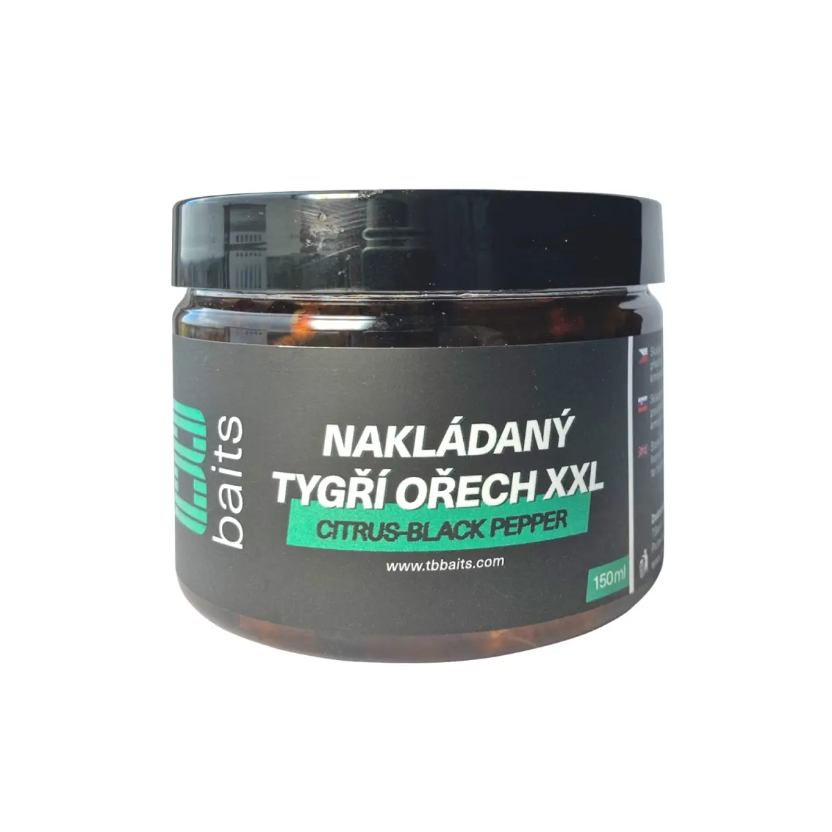 TB Baits Pickled Tiger Nut XXL + Citrus - Black Pepperambalaj 150ml - MPN: TB00506 - EAN: 8596601005060