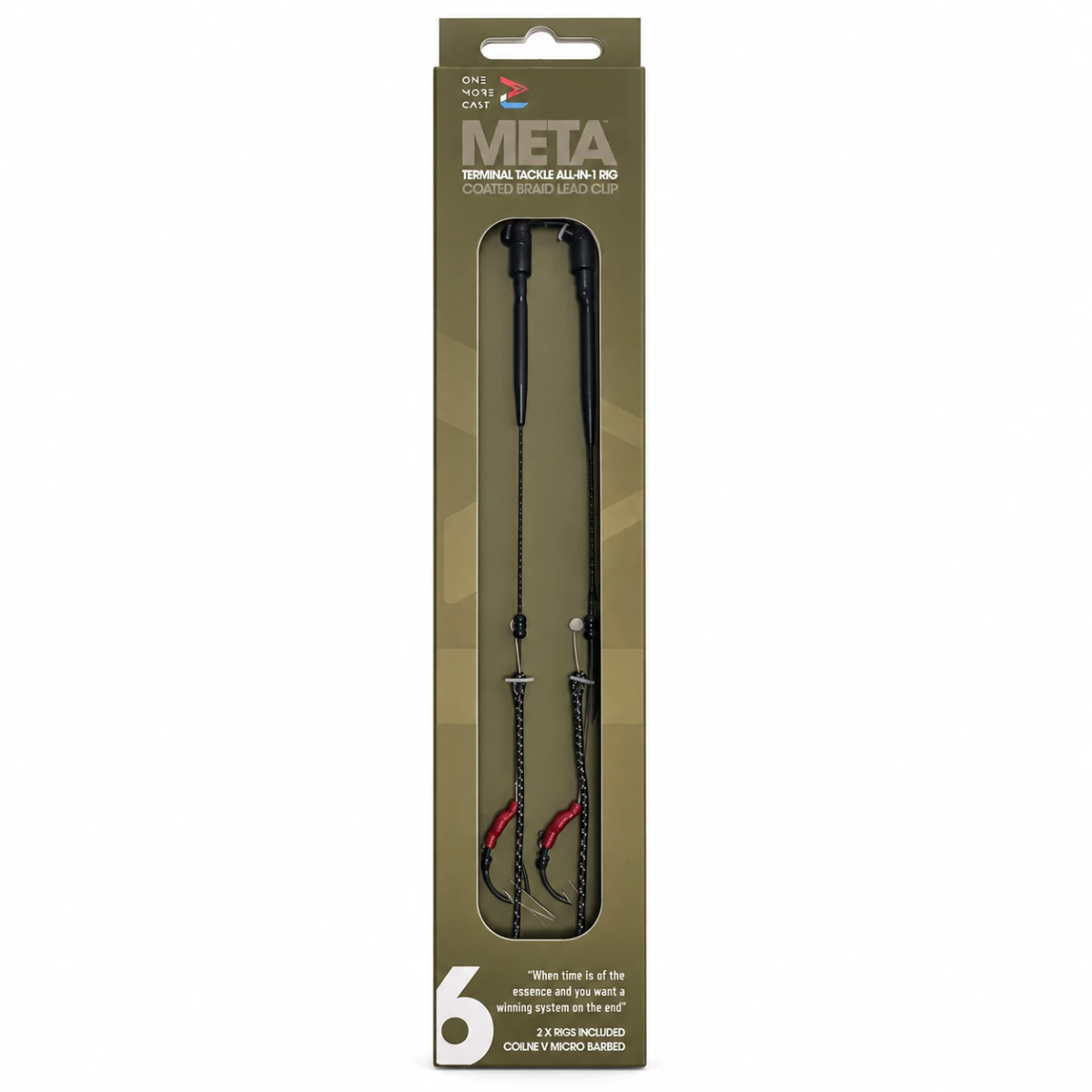 One More Cast META Terminal Tackle All-In-One Rig 2 - Leadclip 6size 6 - MPN: OMCSR26 - EAN: 5060939130570