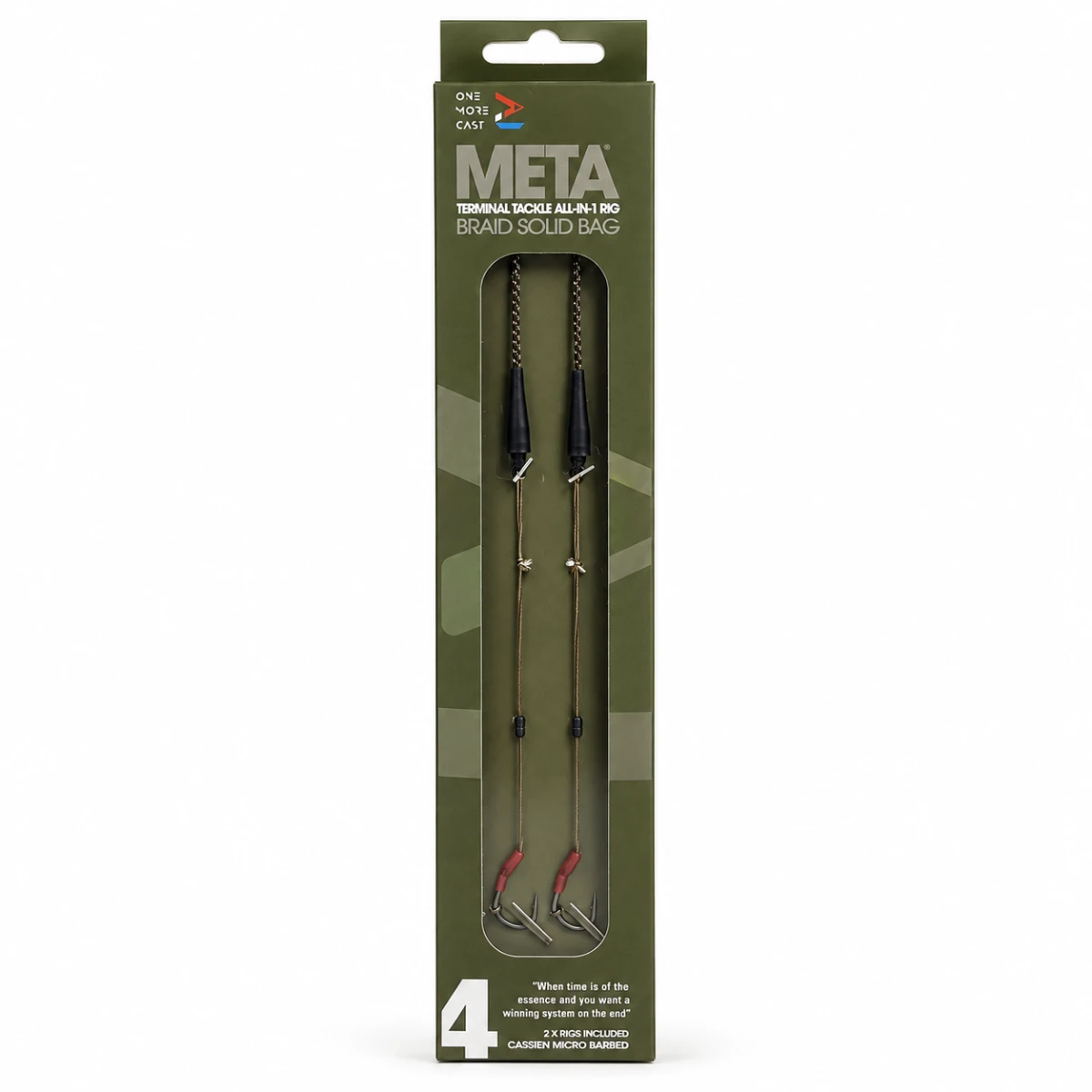 One More Cast META Terminal Tackle All-In-One Rig 3 - Solid Bag 4rozmiar 4 - MPN: OMCSR44 - EAN: 5060939130624