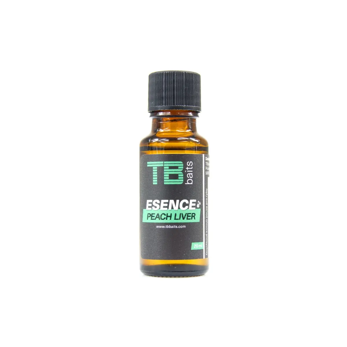 TB Baits Peach Liver Essence pakavimas 20 ml - MPN: TB00631 - EAN: 8596601006319