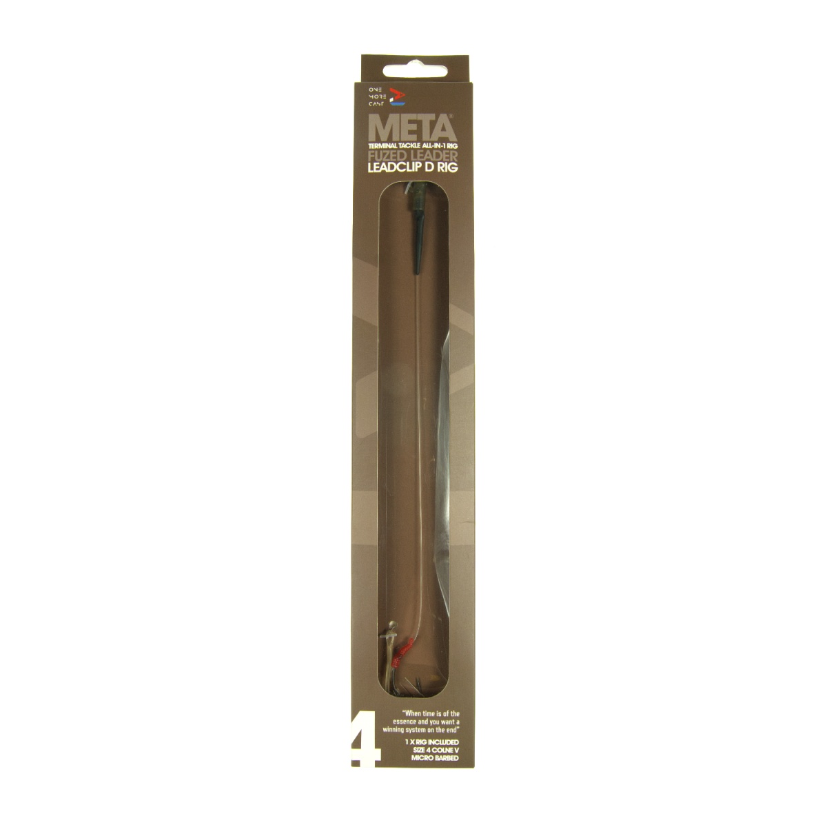 One More Cast META Terminal Tackle All-In-1 Rig - Leadclip D Rigrozmiar 4 - MPN: OMCLCDR4 - EAN: 5060939131584