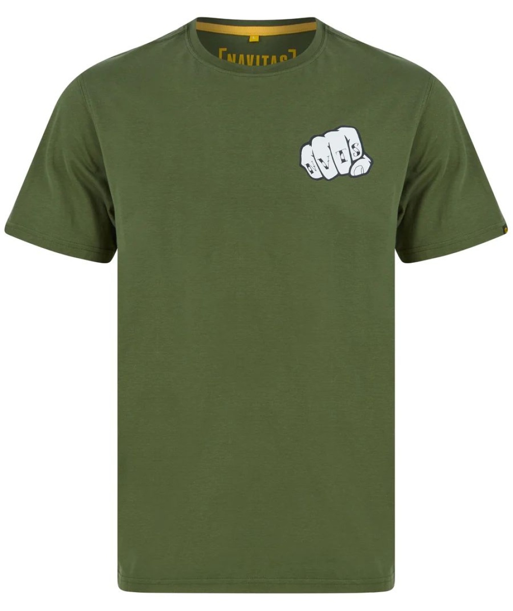 NAVITAS Knuckles T-Shirt Greenrozmiar S - MPN: NTTT4836-S - EAN: 5060771722490