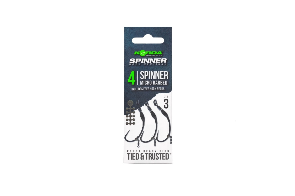 Korda Spinner Hook Sections Spinner rozmiar 4 - MPN: KRR030 - EAN: 5060929021123