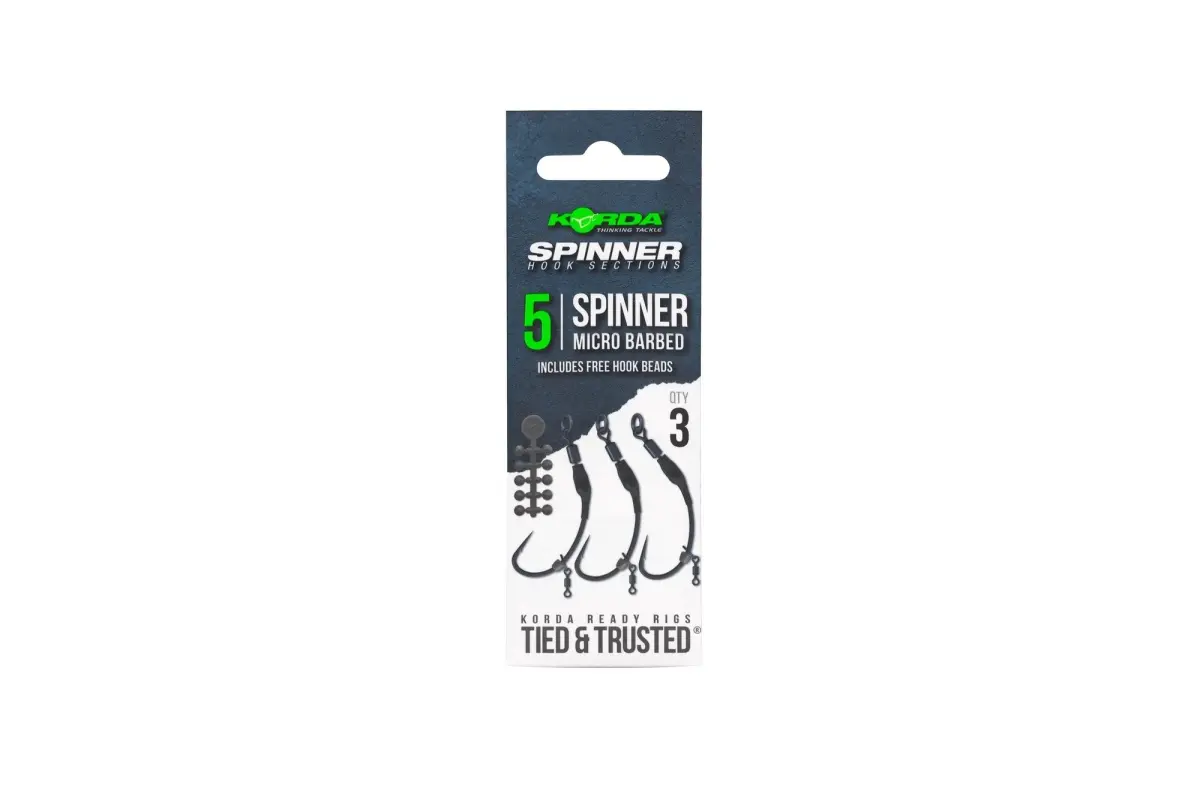 Korda Spinner Hook Sections Spinner mărimea 5 - MPN: KRR031 - EAN: 5060929021147