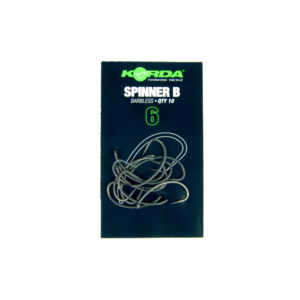 Korda Spinner Hook - Barblessrozmiar 6 (bezzadziorowy) - MPN: KSPRB6 - EAN: 5060929020065