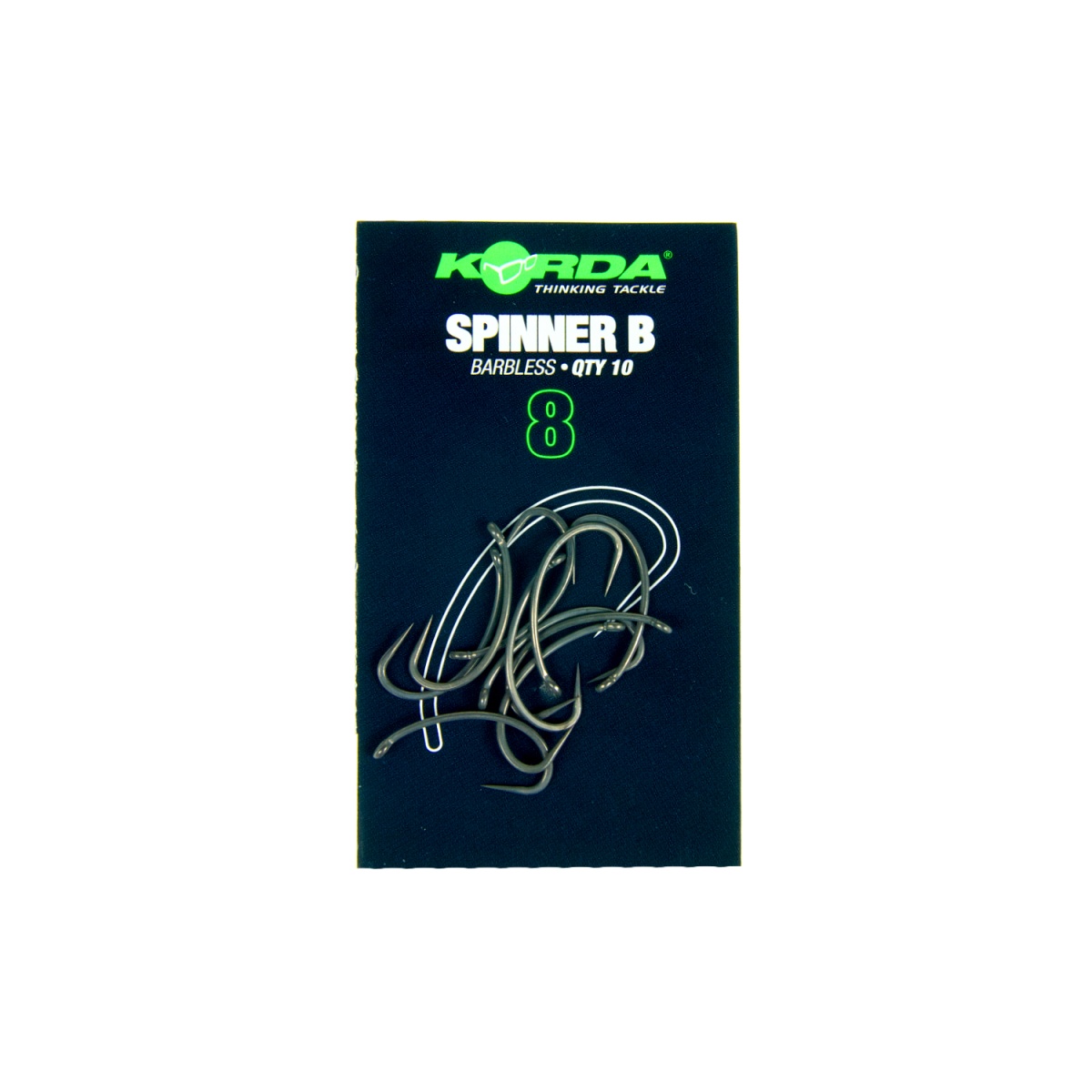 Korda Spinner Hook - Barblessrozmiar 8 (bezzadziorowy) - MPN: KSPRB8 - EAN: 5060929020102