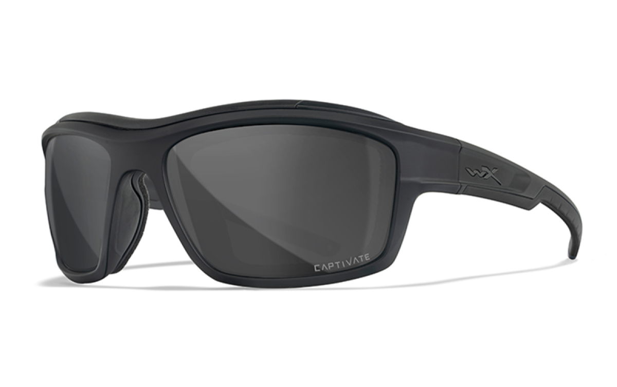 WileyX OZONE Captivate Polarized Grey Matte Black Framekolor Captivate Polarized Grey - MPN: CCOZN08 - EAN: 712316008242