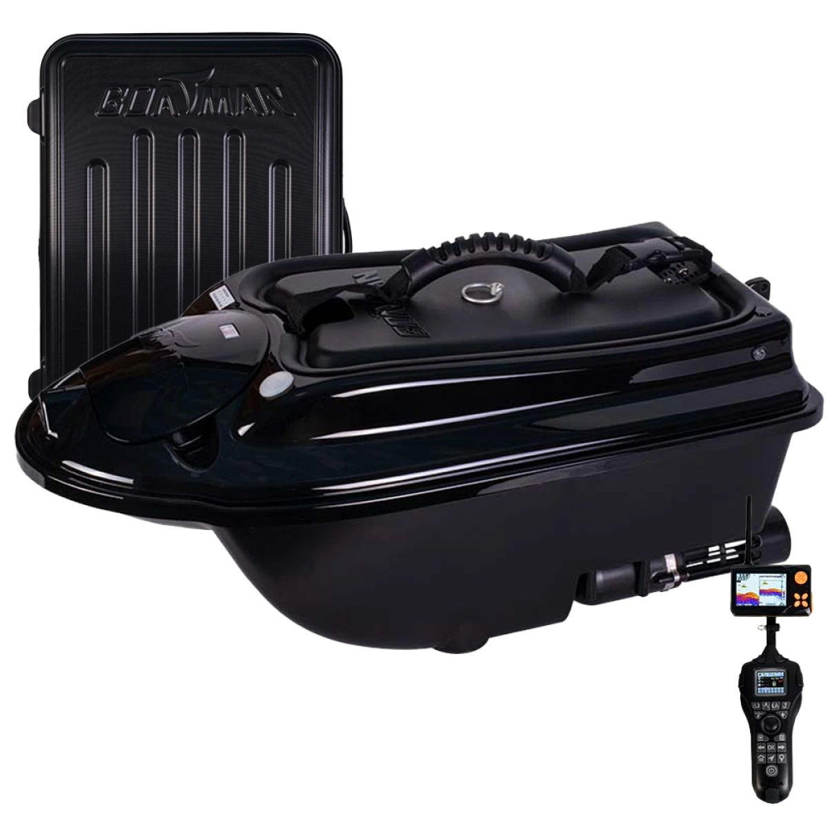 Boatman Actor Plus Sonar Baitboat - BLACK - Echosonda SN4 HOME GPSkolor Black (czarny) - EAN: 200000075590