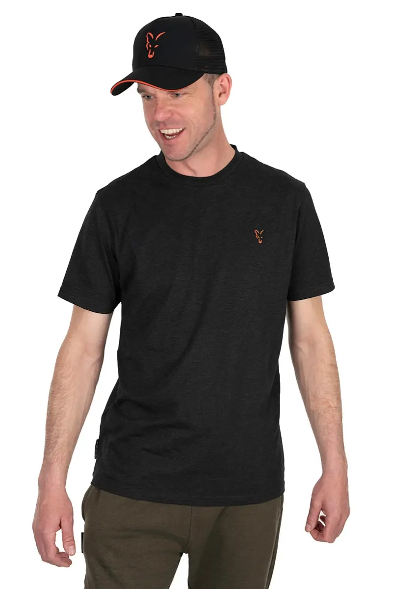 Fox Collection T-Shirt Black & Orange Msize M - MPN: CCL179 - EAN: 5056212169603