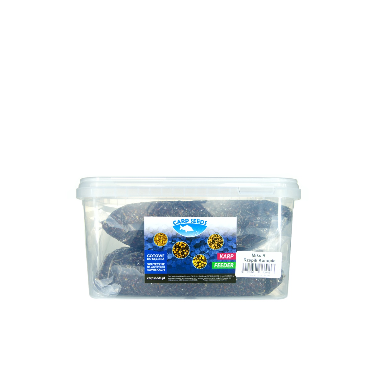 Carp Seeds Mix - Rzepik, Konopie - Naturalopakowanie 4kg (Box) - EAN: 5907642735718