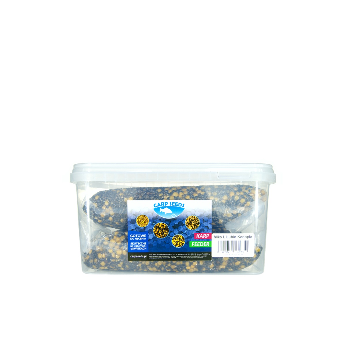 Carp Seeds Mix - Konopie, Łubin - Naturalopakowanie 4kg (Box) - EAN: 5907642735879