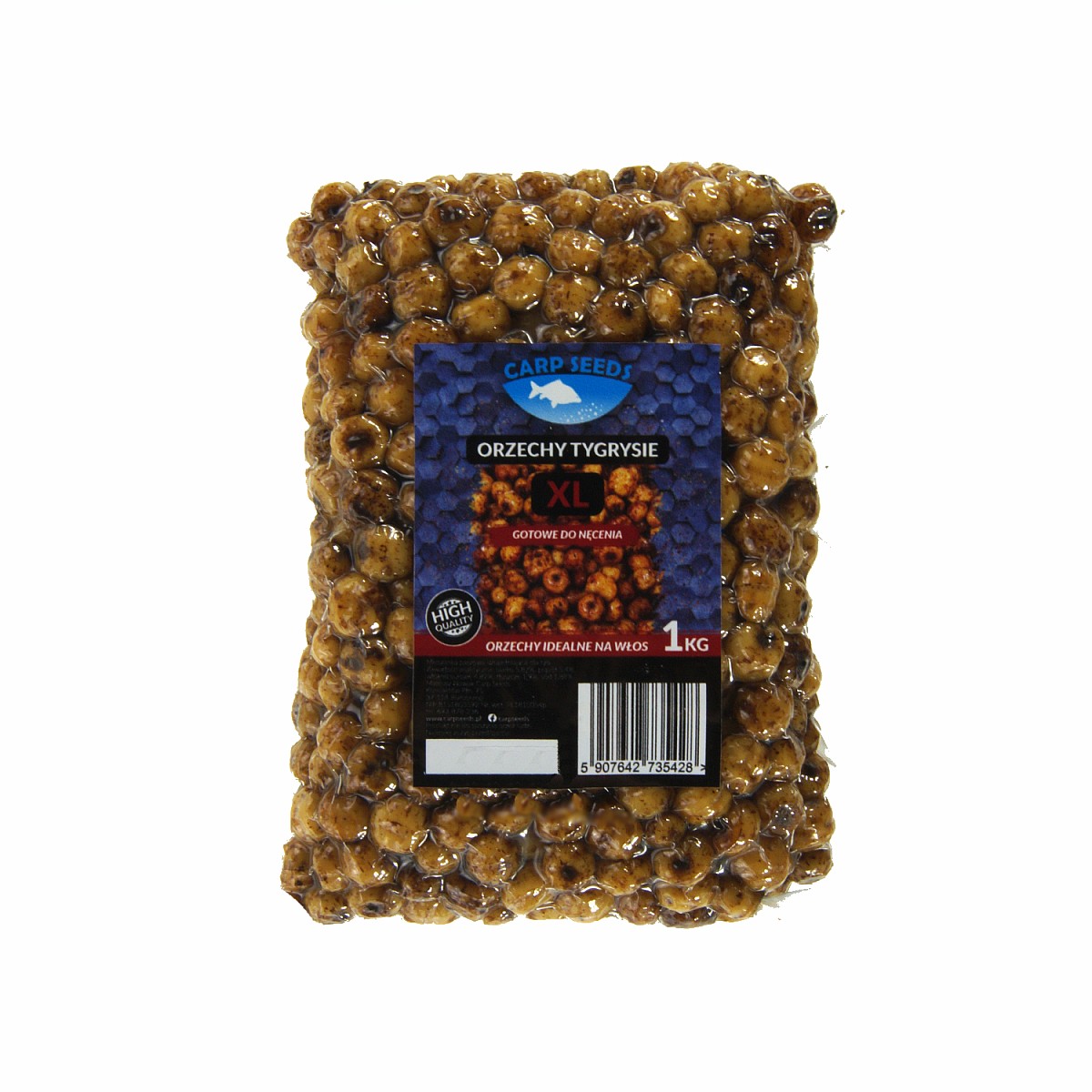 Carp Seeds - Orzechy Tygrysie XL - Naturalopakowanie 1kg - EAN: 5907642735428