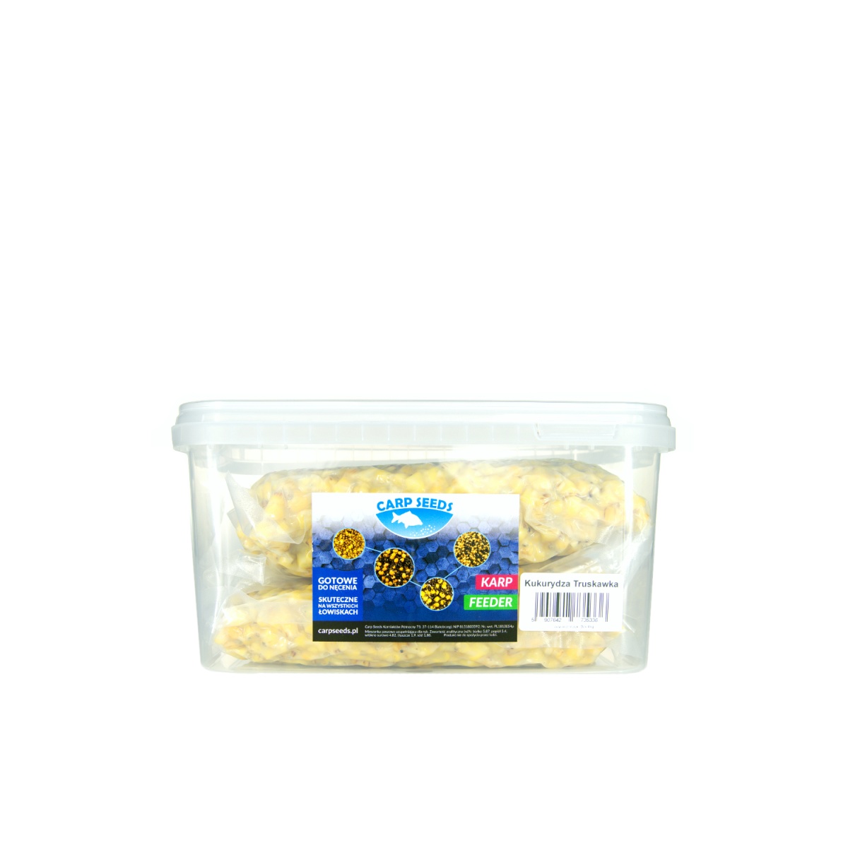 Carp Seeds - Kukurydza - Truskawkaopakowanie 4kg (Box) - EAN: 5907642735336