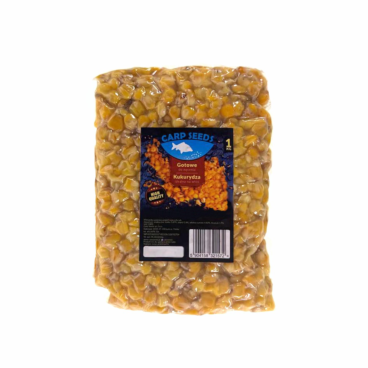 Carp Seeds - Kukurydza - Tigernutsopakowanie 1kg - EAN: 5907642735664
