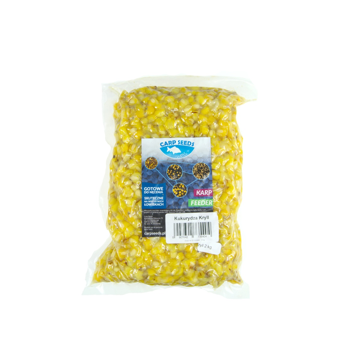 Carp Seeds - Kukurydza - Krylopakowanie 2kg - EAN: 5907642735404