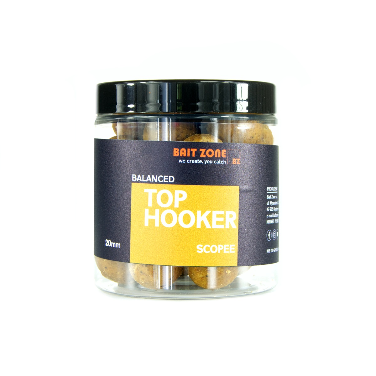 Bait Zone Top Hooker SCOPEEmărimea 20mm - MPN: BZTHSCOP - EAN: 200000076726