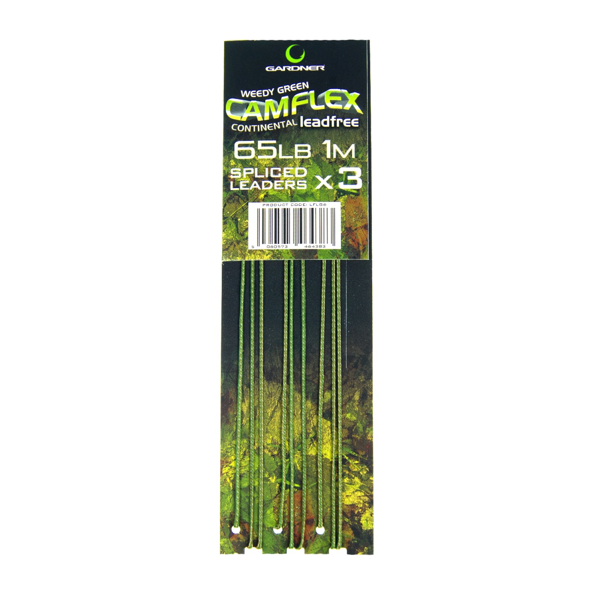 Gardner Camflex Leadfree Spliced Leadermodel 65lb / Green (zielony) - MPN: LFLG6 - EAN: 5060573464383