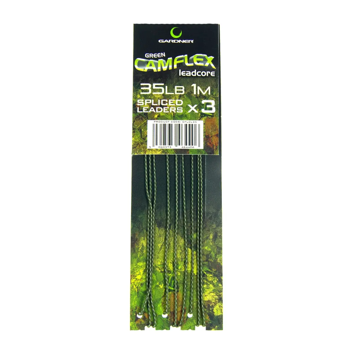 Gardner Camflex Leadcore Spliced Leadermodell 35lb / Zöld - MPN: CFLCL35 - EAN: 5060573464406