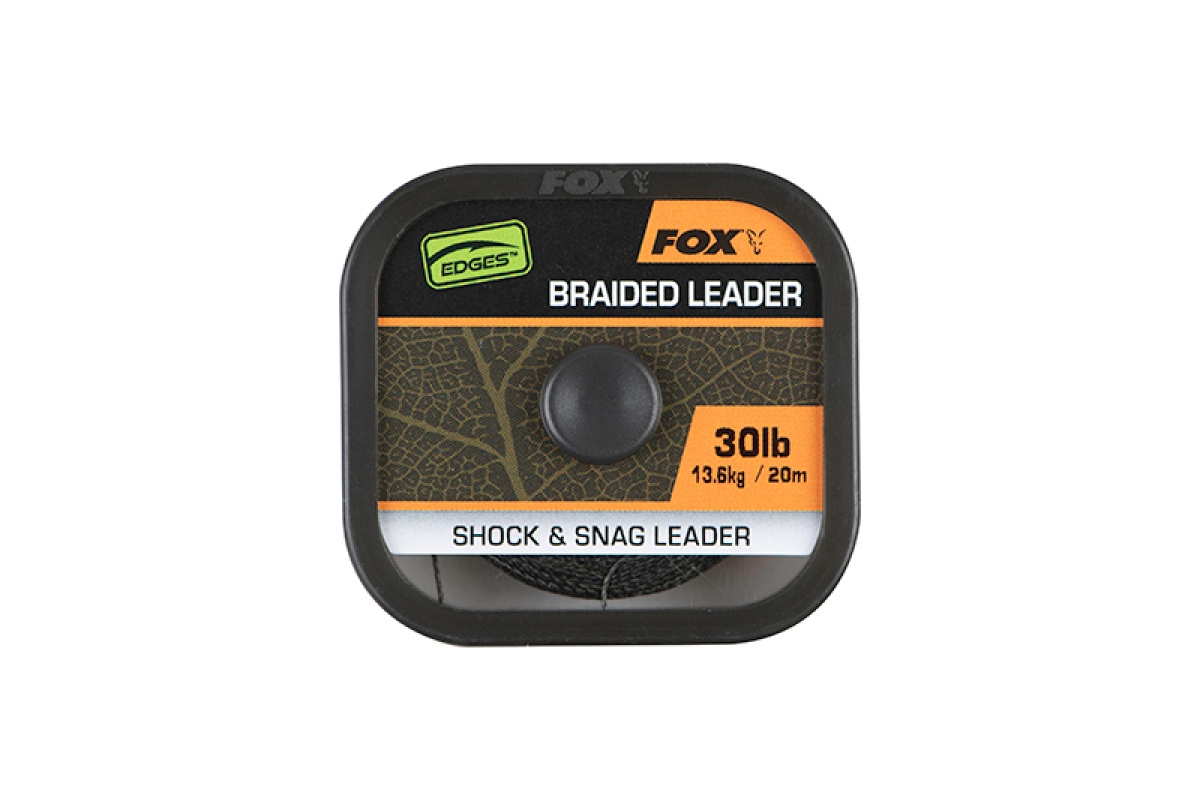 Fox EDGES Naturals Braided Leadermodel 30lb/13.6kg (20m) - MPN: CAC818 - EAN: 5056212172504