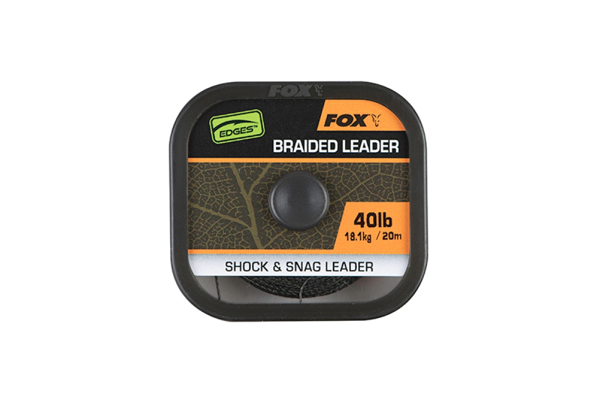 Fox EDGES Naturals Braided Leadermodel 40lb/18.1kg (20m) - MPN: CAC819 - EAN: 5056212172511