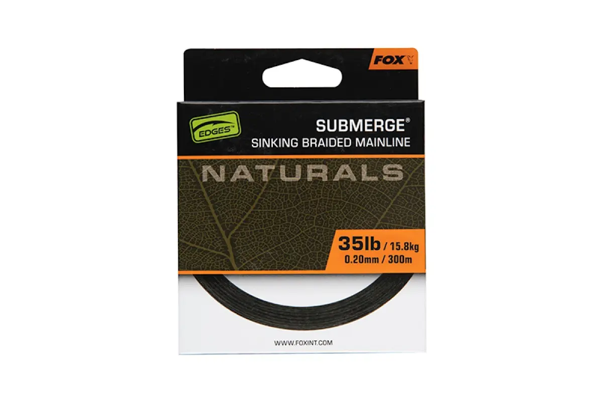 Fox EDGES Submerge Naturals Braidmodello 0.20mm 35lb/15.8kg (300m) - MPN: CBL024 - EAN: 5056212172788