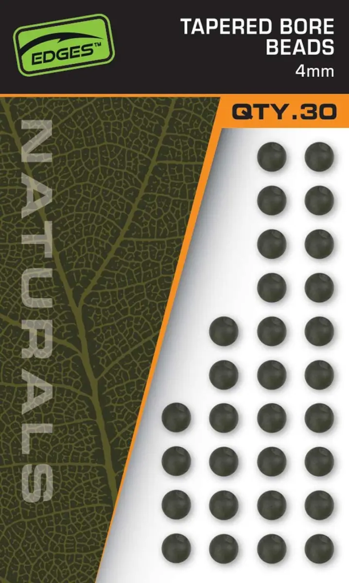 Fox EDGES Naturals Tapered Bore Beadsmodèle 4mm - MPN: CAC836 - EAN: 5056212175369