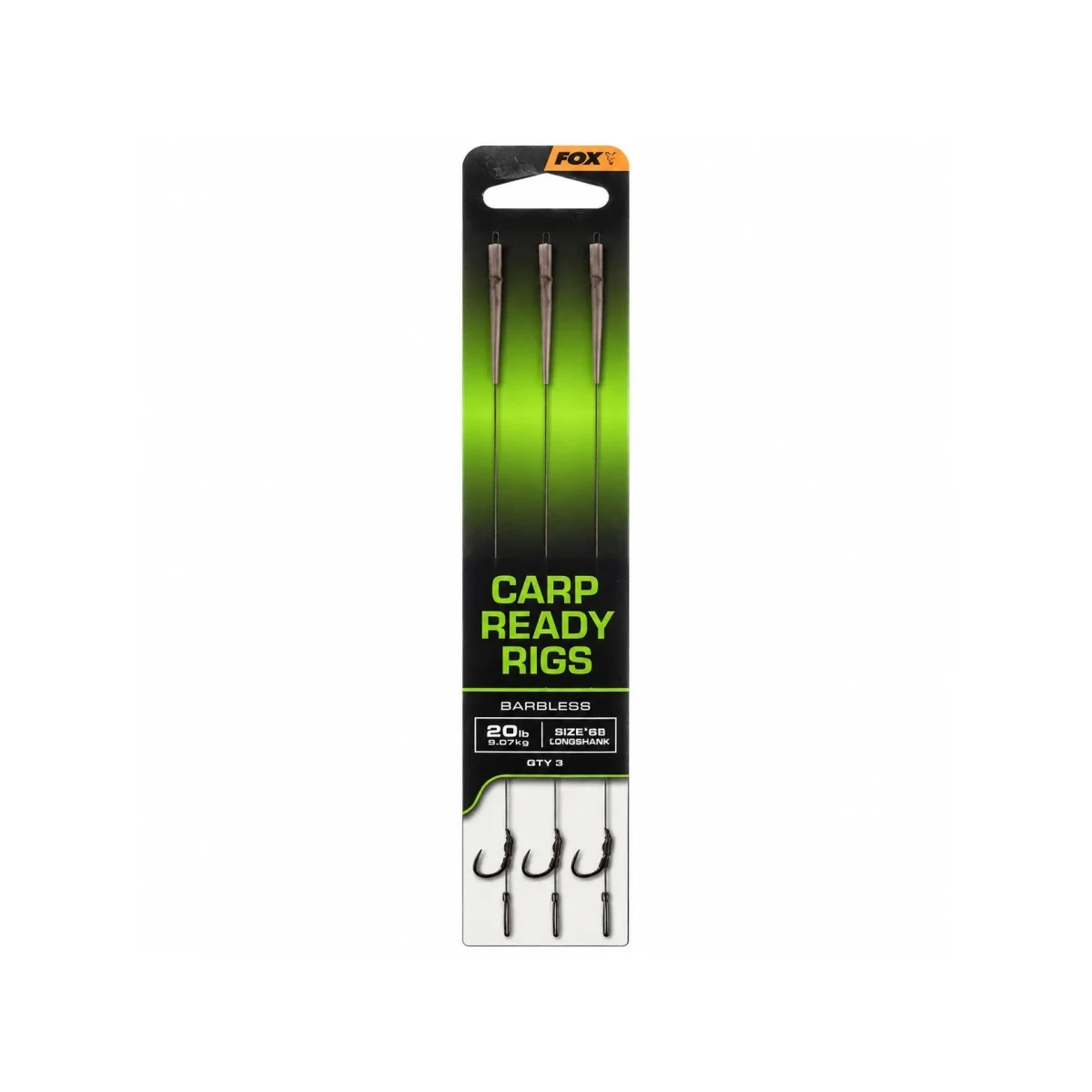 Fox Carp Wide Gape Ready Rigs (Barbless) 6 (безігольні)розмір 6 (безігольні) - MPN: CCR195 - EAN: 5056212181896