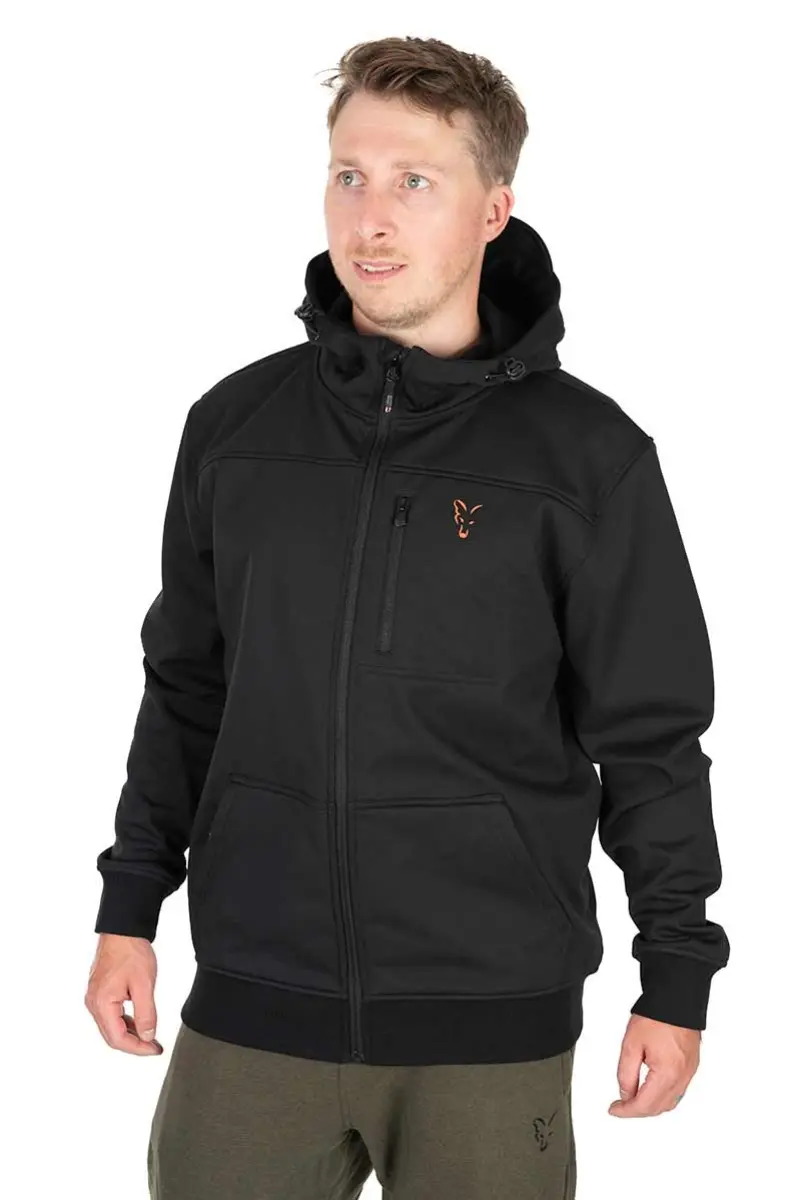 Fox Collection Soft Shell Jacket - Black & Orange  Ldydis L - MPN: CCL264 - EAN: 5056212180738