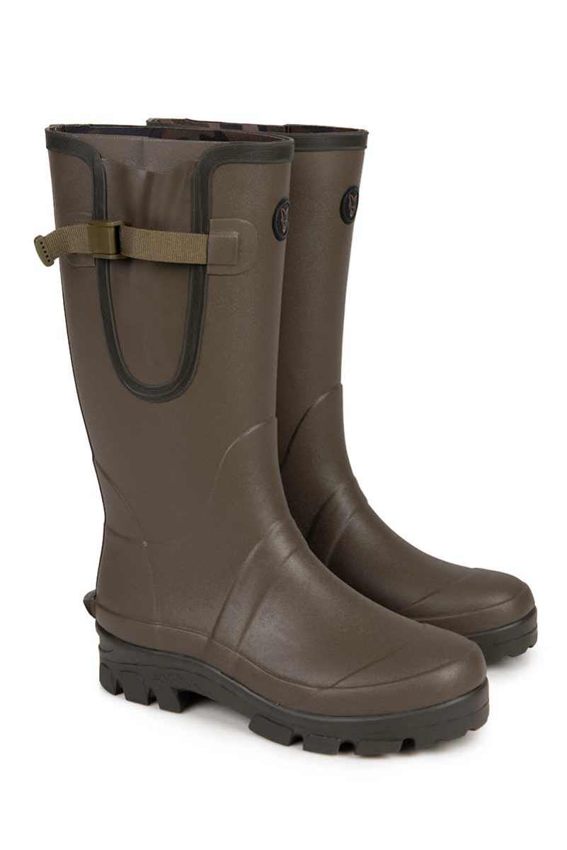 Fox Neoprene Lined CAMO/Khaki Rubber Bootsrozmiar UK 7 (EU 41) - MPN: CFW162 - EAN: 5056212180295