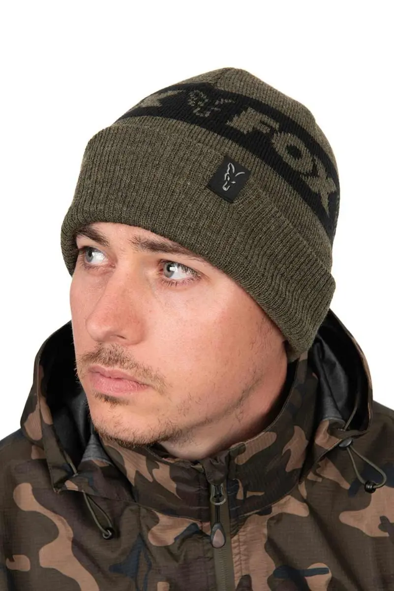 Fox Collection Beanie - Green & Blackvelikost univerzální - MPN: CHH020 - EAN: 5056212180257